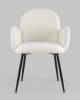 Стул Stool Group Wave VC006 B 0917-0006 seat DUAL белый, букле фото 3