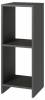 Стеллаж Атмосфера Квадро 00-00024861 Антрацит