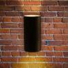 Уличный настенный светодиодный светильник Arte Lamp Alcyone A6109AL-2BK фото 4