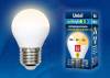 Лампа светодиодная Uniel Multibright LED-G45-6W/WW/E27/FR/MB PLM11WH фото 2