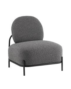 Кресло Stool Group Стоун vd-stone-tr-dg темно-серый, букле