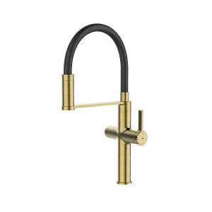 Смеситель для кухни Iddis Ikon IKNMGFFi05 под фильтр, черный, золото