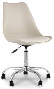 Стул компьютерный Stool Group Blok Y818 beige пластиковый бежевый