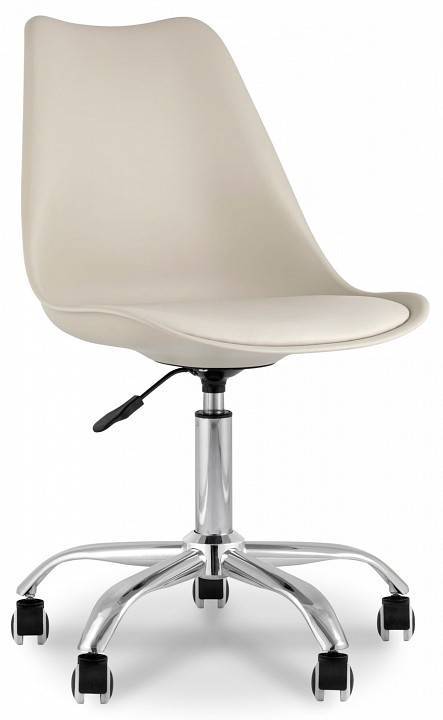 Стул компьютерный Stool Group Blok Y818 beige пластиковый бежевый