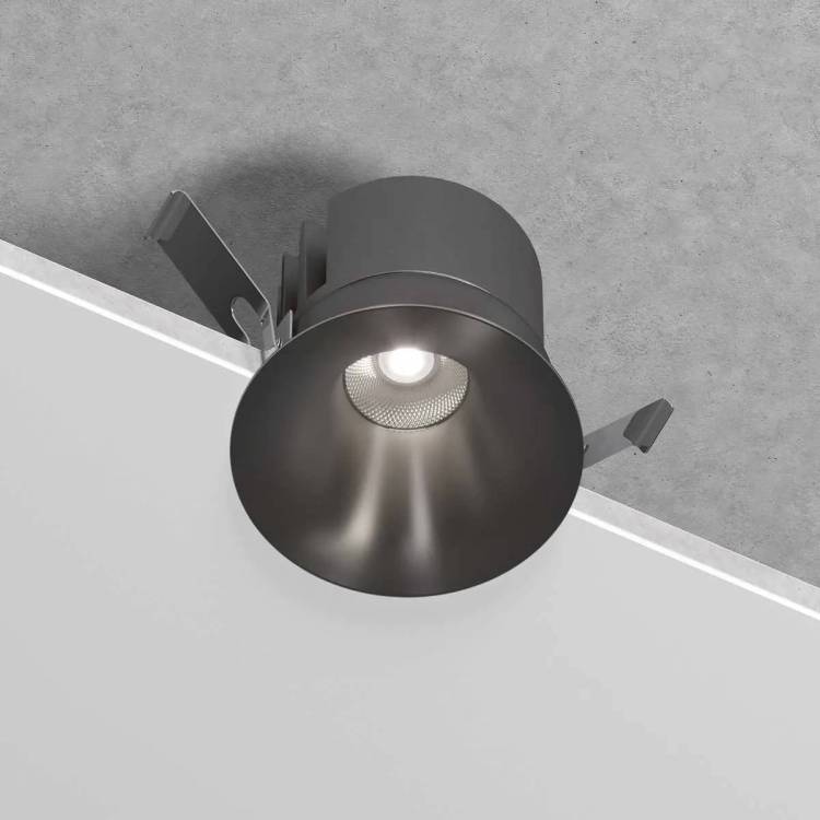Встраиваемый точечный светодиодный светильник Elektrostandard Bliss 25070/LED 15W 4000K титан