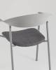 Стул Stool Group Eila PC018-C grey с подушкой, серый фото 7