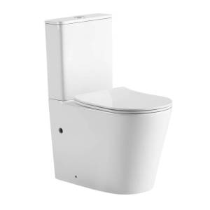 Унитаз напольный Iberica Blanca Burgos Maxi IB.BRM.124.1B1 с крышкой-сиденьем микролифт