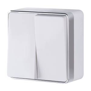 Выключатель двухклавишный Werkel Gallant W5020001