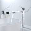 Смеситель для раковины Aquatek Альфа AQ1904CR высокий, хром фото 3