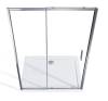 Душевая дверь в нишу Good Door Spirit WTW-130-C-CH СП00020 профиль глянцевый хром, стекло прозрачное, 130x190 фото 4