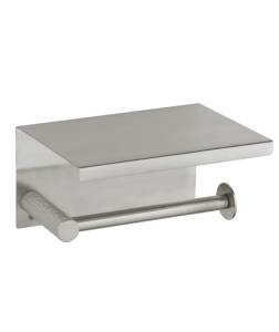 Держатель туалетной бумаги Boheme Uno 10971-NB с крышкой Nikel Brush