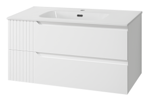 Тумба с раковиной Brevita Тиволи УТ000027207 белая, 100 см