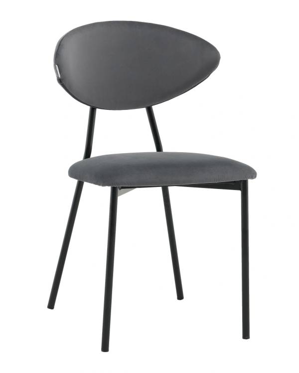 Стул Stool Group Квинси vd-kvinsy-b27 темно-серый, велюр