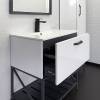 Тумба с раковиной Comforty Бредфорд 75 00-00013442 белый фото 4