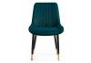 Обеденная группа Woodville Араму 528370 green, black, gold, стулья ткань фото 7