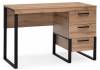 Стол письменный Woodville Iris 406520 дуб вотан,черный муар 120x55.6x78.5
