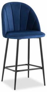 Стул барный Stool Group Логан New AV 413-Cb-08(PP) велюр синий
