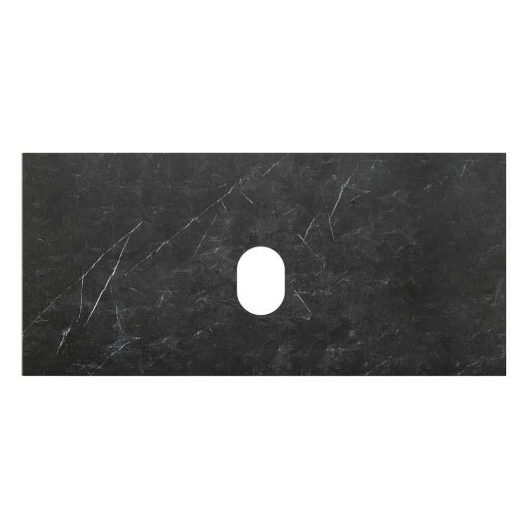 Столешница под раковину BelBagno KEP-90-MNO-W0 Marmo Nero Opaco, 90x2x46