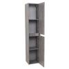 Шкаф-пенал Belbagno Kraft KRAFT-1600-2A-SC-CG-R 33x30x160 Cemento Grigio подвесной правосторонний фото 3