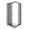Душевой уголок Niagara Eco NG-018-14QT 1000х800х1950, низкий поддон(13см) стекло тонированное