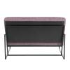 Диван Tetchair Charli lux 25186 VT shape wood rose, велюр, букле фото 4