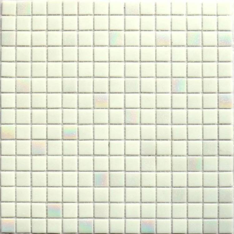 Мозаика NSmosaic Econom series Mix23 Стекло Белый (на сетке) (2.3x2.3) 32.7x32.7