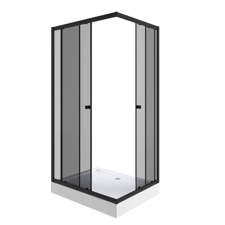 Душевой уголок Niagara Eco NG-018-14QT 1000х800х1950, низкий поддон(13см) стекло тонированное
