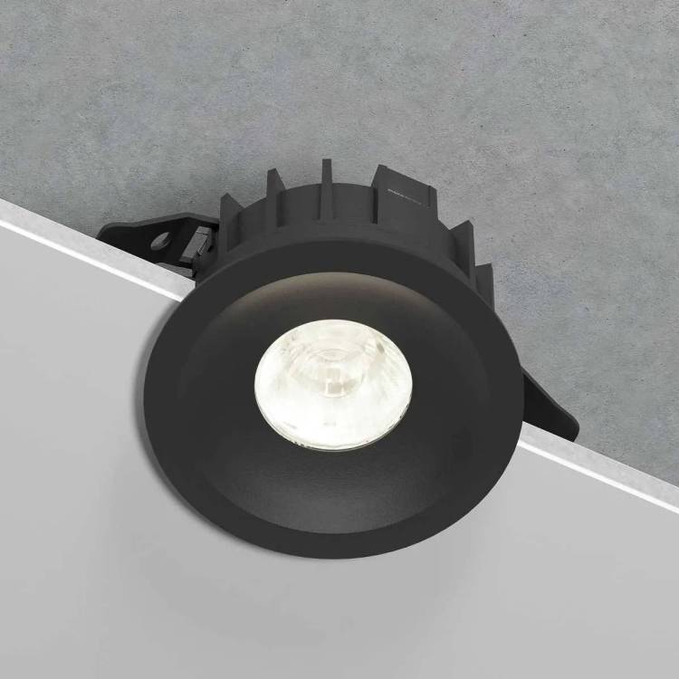 Встраиваемый точечный светодиодный светильник Elektrostandard Combi 25068/LED 15W 4000K черный