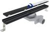Душевой трап (лоток) Plumberia Selection PSL Linear 100 см, черный матовый фото 3