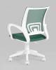 Кресло компьютерное Stool Group TopChairs ST-Basic-W ST-BASIC-W/GN/TW-30 пластик белый фото 4