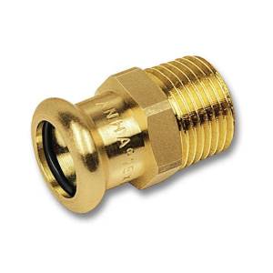 Ниппель Sanha 8243G, ВПр-НР, бронза, 35x11/4