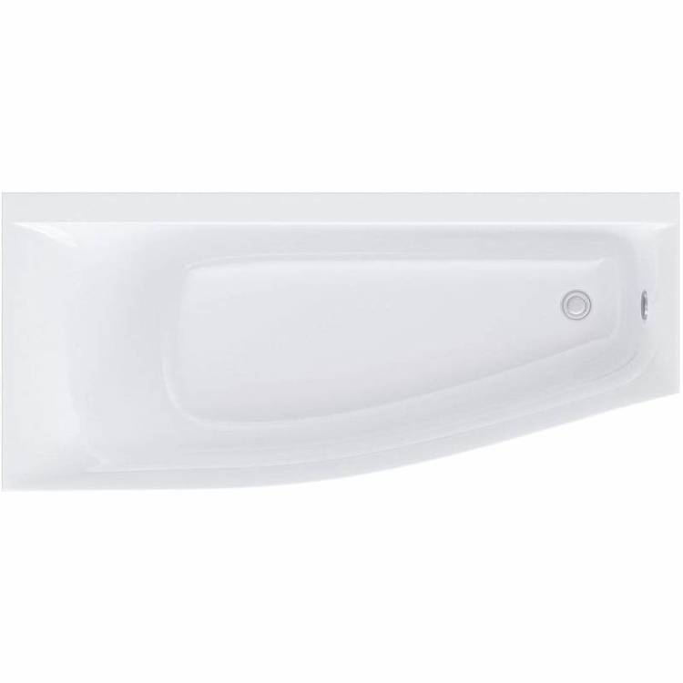 Ванна из искусственного камня Астра-Форм Скат 01010014 170x75 левая, белая глянцевая