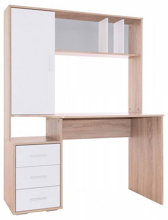 Стол компьютерный Сокол КСТ-16 4680212007835, 4680212007842, КСТ16С5б6 Дуб сонома/белый