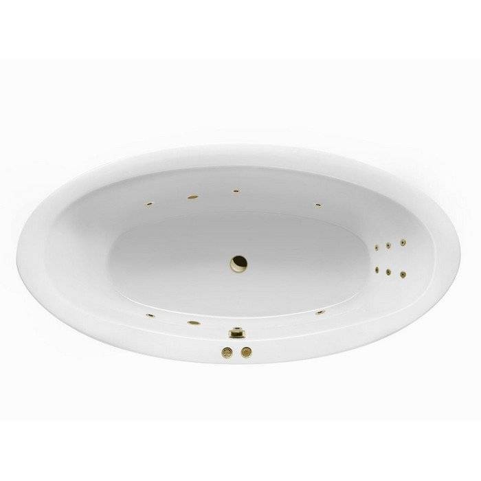 Акриловая ванна Excellent Lumina LINE WAEX.LUM19.LINE.BR 190x95 бронза