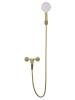 Смеситель для ванны Wonzon & Woghand WW-FE05L221-BG с душем, брашированное золото фото 2
