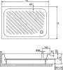 Поддон для душа RGW B/CL-S 16180282-51 80х120 фото 4