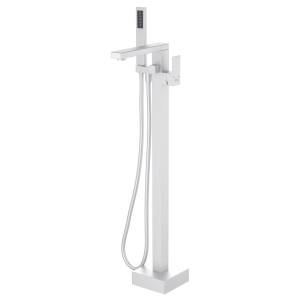 Смеситель для ванны D&K Bayern.Liszt DA1516008 напольный, белый матовый