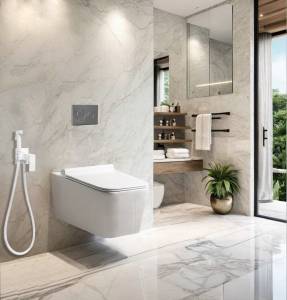 Унитаз подвесной Cerutti Spa Viola CT10583 безободковый, сиденье микролифт, белый