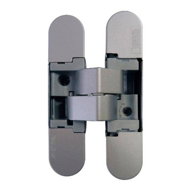Скрытые петли Profil Doors Krona Koblenz 1019 26 с накладками хром матовый