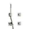 Душевой комплект Wasserkraft Tauber A6451.296.298.275.100.276 встраиваемый, с лейкой и изливом, никель фото 4