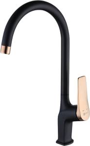 Смеситель для кухни Lemark Bronx LM3705BLR черный/золото