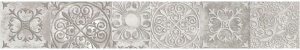 Бордюр Beryoza Ceramica Амалфи Серый 9.5x60