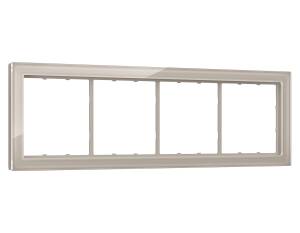 Рамка 4-постовая Ambrella Volt Sigma SF350384 серо-бежевый стекло закаленное натуральное