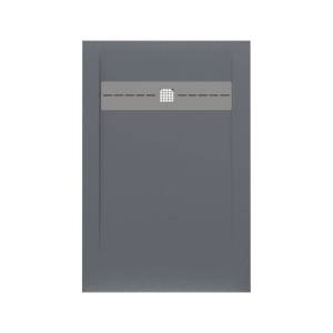 Поддон для душа Allen Brau Infinity с накладкой на сифон, синий матовый, 1200x900