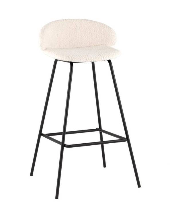 Стул барный Stool Group Nita 9091C l.beige UF998-1 молочный, букле