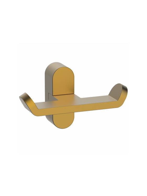 Крючок AltroBagno Люминозо (Luminoso) 081022 BG двойной, матовое золото