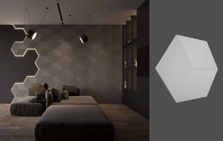 Гипсовая панель Deco Line Modern M-52 60x1.6x52