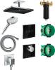 Душевой комплект Hansgrohe Rainmaker Select 460 (3 jet) 24006600 + 26530000 + 26486000 + 28276000 + 15735600 + 15736600