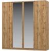 Шкаф 4-х дверный с зеркалом НК-Мебель Stern 72676509 Дуб Вотан 220.3x210.4x58.3