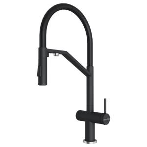 Смеситель для кухни Paulmark Zender Ze213155-AN с гибким изливом, антрацит
